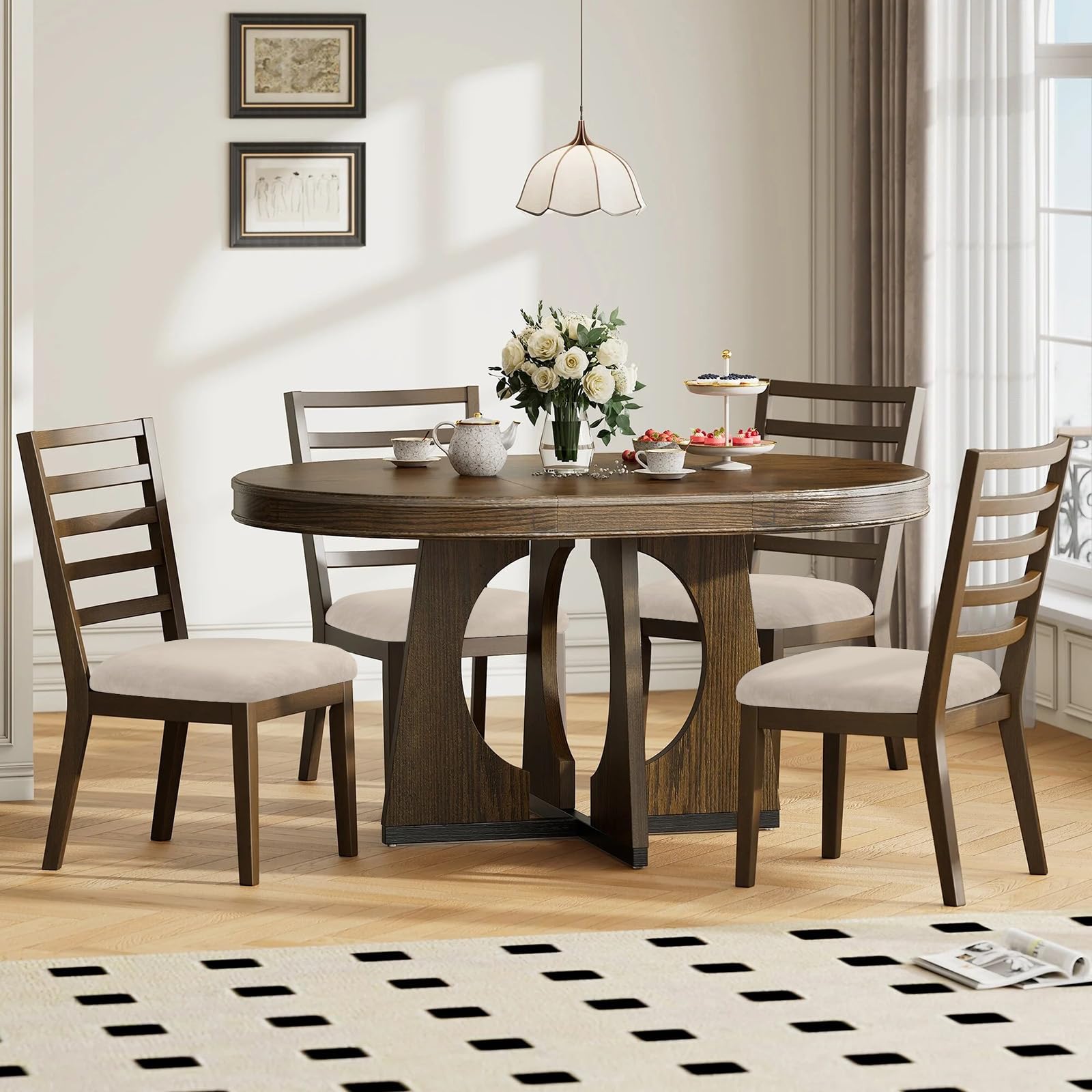 Velvet Dining Chair Covers - Set of 6 -7 Velvet Dining Chair Covers - Set of 6 -7