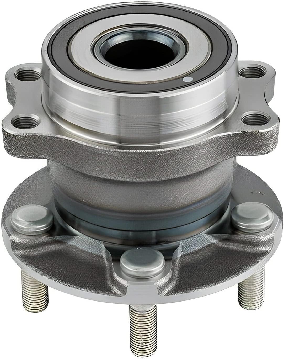 Detroit Axle - Rear 4pc Wheel Bearing Hubs Kit for Subaru Forester Impreza XV Crosstrek, Trailing Arms Wheel Bearing and Hubs Replacement