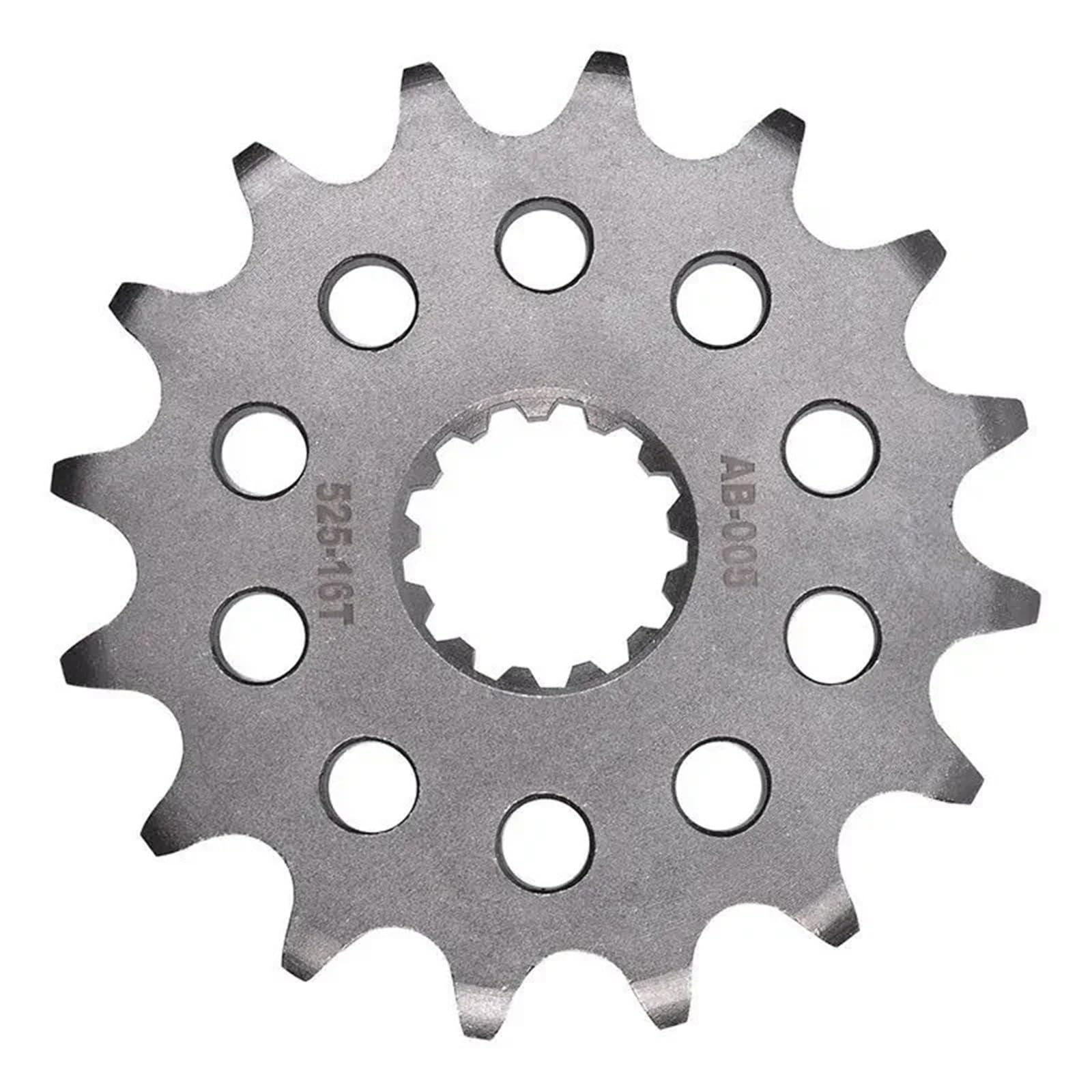 NKURTPC Motorcycle Sprocket Fit For Triumph 800 Tiger 800Tiger XR XRT XRR 2015-2020 50T/16T 525 Motorcycle Front Rear Sprockets 20CrMnTi(Front only)
