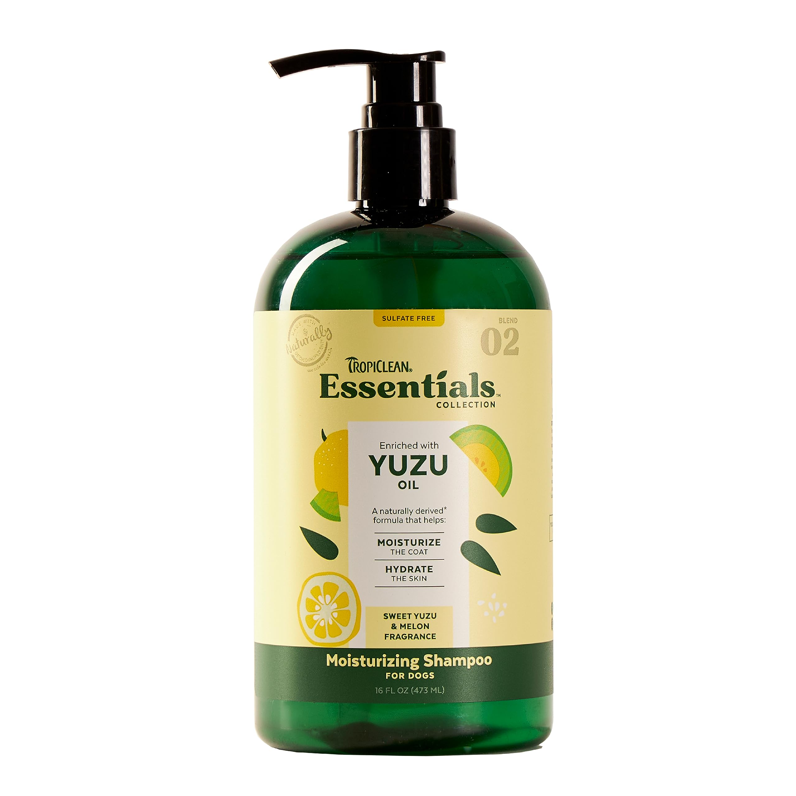 Amazon.com: TropiClean Essentials Yuzu Fruit Moisturizing Shampoo