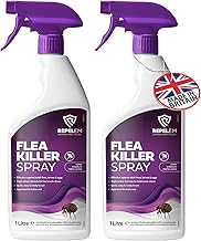 REPELEM Flea Sprays for The Home - Professional Strength, Household Spray, Killer for Home, Kills Fleas, Larvae & Eggs (2L Flea Spray)