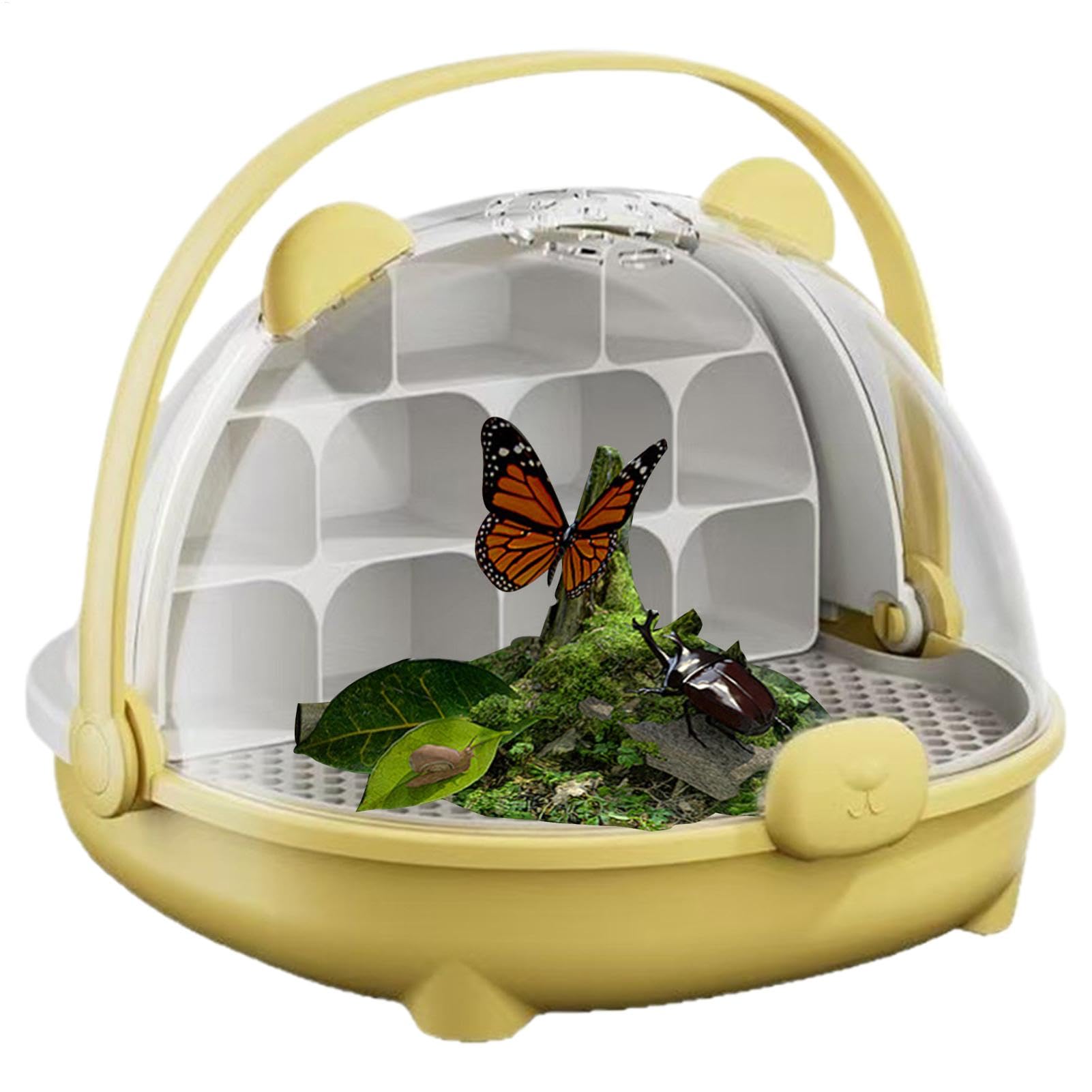 L'habitat de la cage transparent et mobile pour l'élevage de petits animaux