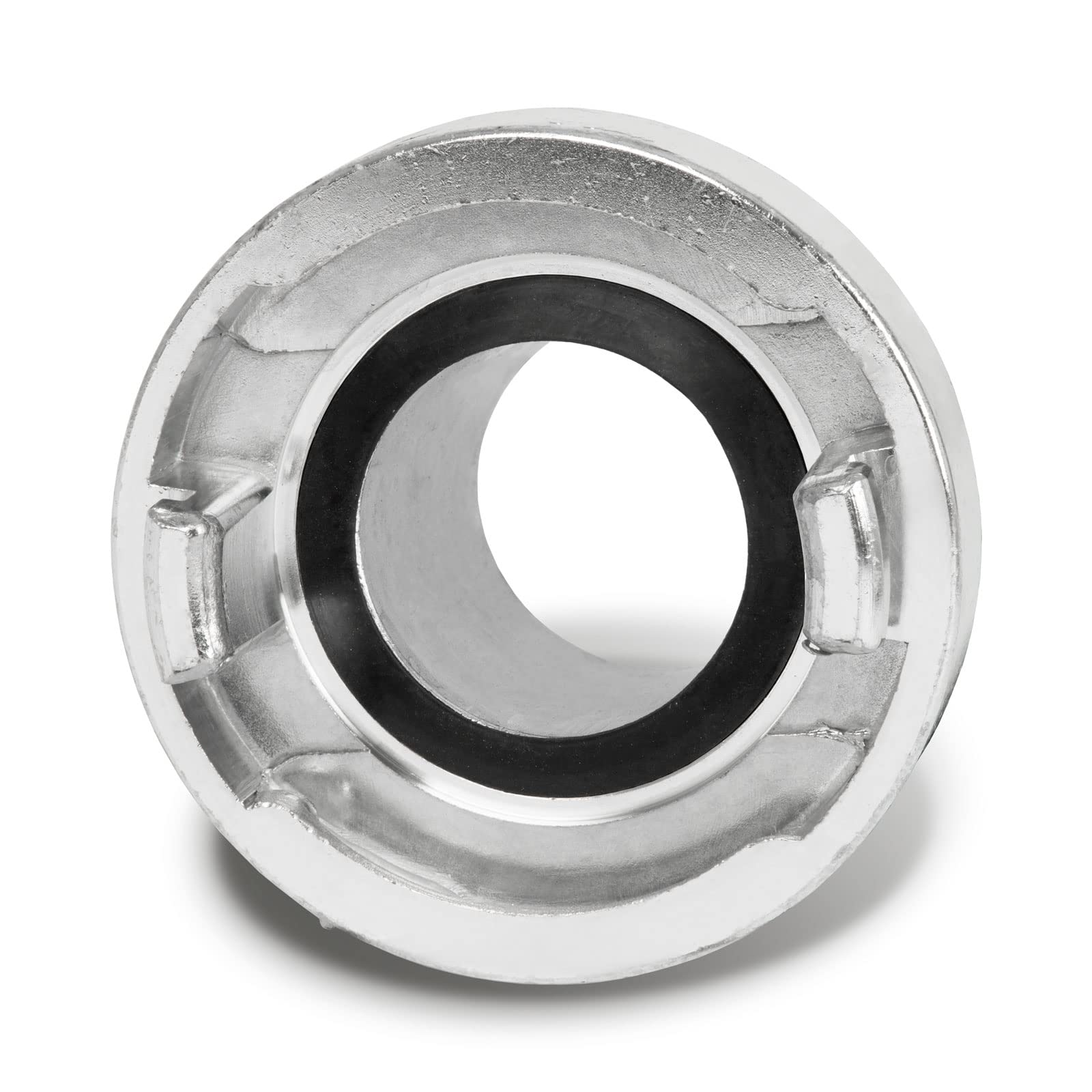 EBERTH 2" Accoppiamento Storz, Accoppiamento Fisso e di Aspirazione in un Set, Raccordo per Tubo Flessibile Storz C con 2 Pollici, Diametro Filettatura Interna 59mm, Diametro Esterno ugello Tubo 52mm