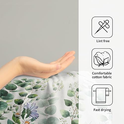 Vista 317 de Toallas de mano en blanco y negro – Toallas clásicas a rayas blancas y negras, toallas de baño modernas y sencillas, toallas de baño absorbentes