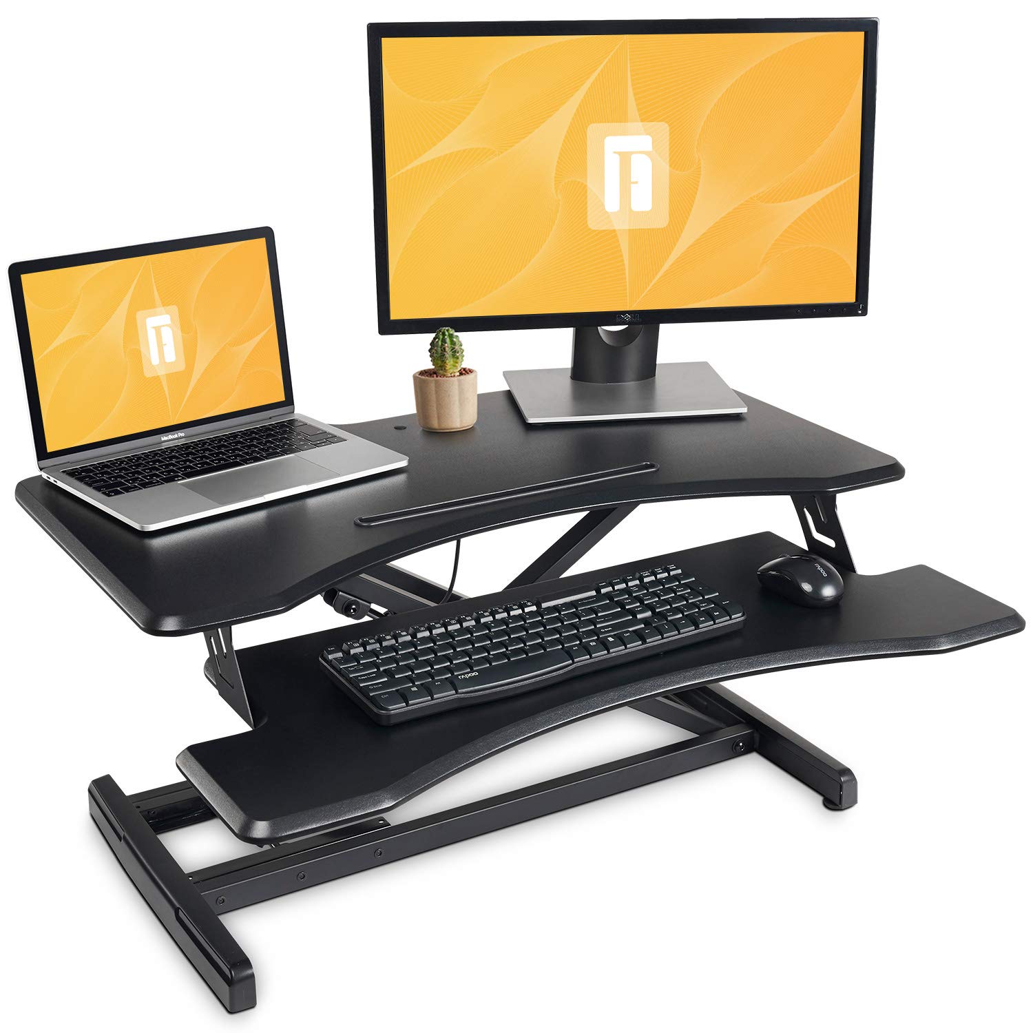Buy Standing Desk with Height Adjustable FEZIBO Stand Up Desk
