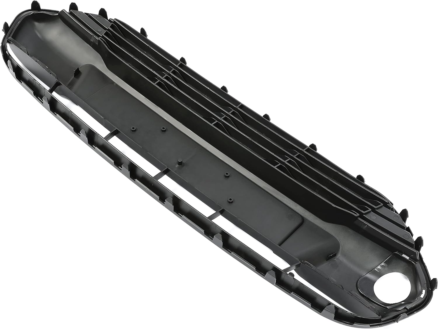 KUAFU Front Grille Compatible with 2014-2018 Ford Transit Connect Bumper Face Bar Grille Grill Replacement for FO1036172C DT1Z17E810B FO1036172 Black