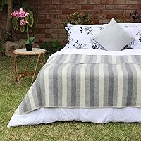 Vista 137 de Thick Alpaca Wool Blanket – Heavyweight Alpaca Wool Blanket for Camping Outdoors or Using Indoors Soft Peruvian Alpaca Wool Blankets