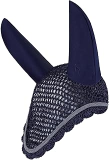 Horze Ghent Ear Net - Dark Navy - Pony