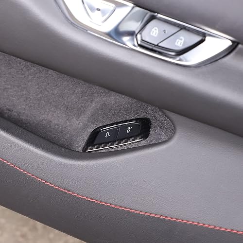 Vista 115 de CHEAYAR Cubierta decorativa para panel de interruptor de elevación de ventana, compatible con Chevrolet Corvette C8 2020-2023