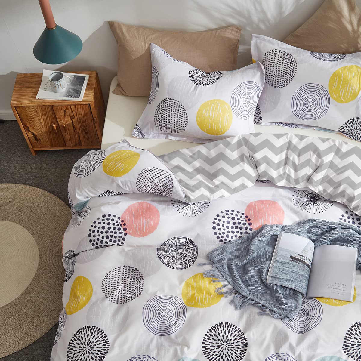 Amazon.co.jp: UOZZI BEDDING カラフルドット 掛け布団カバーセット 3