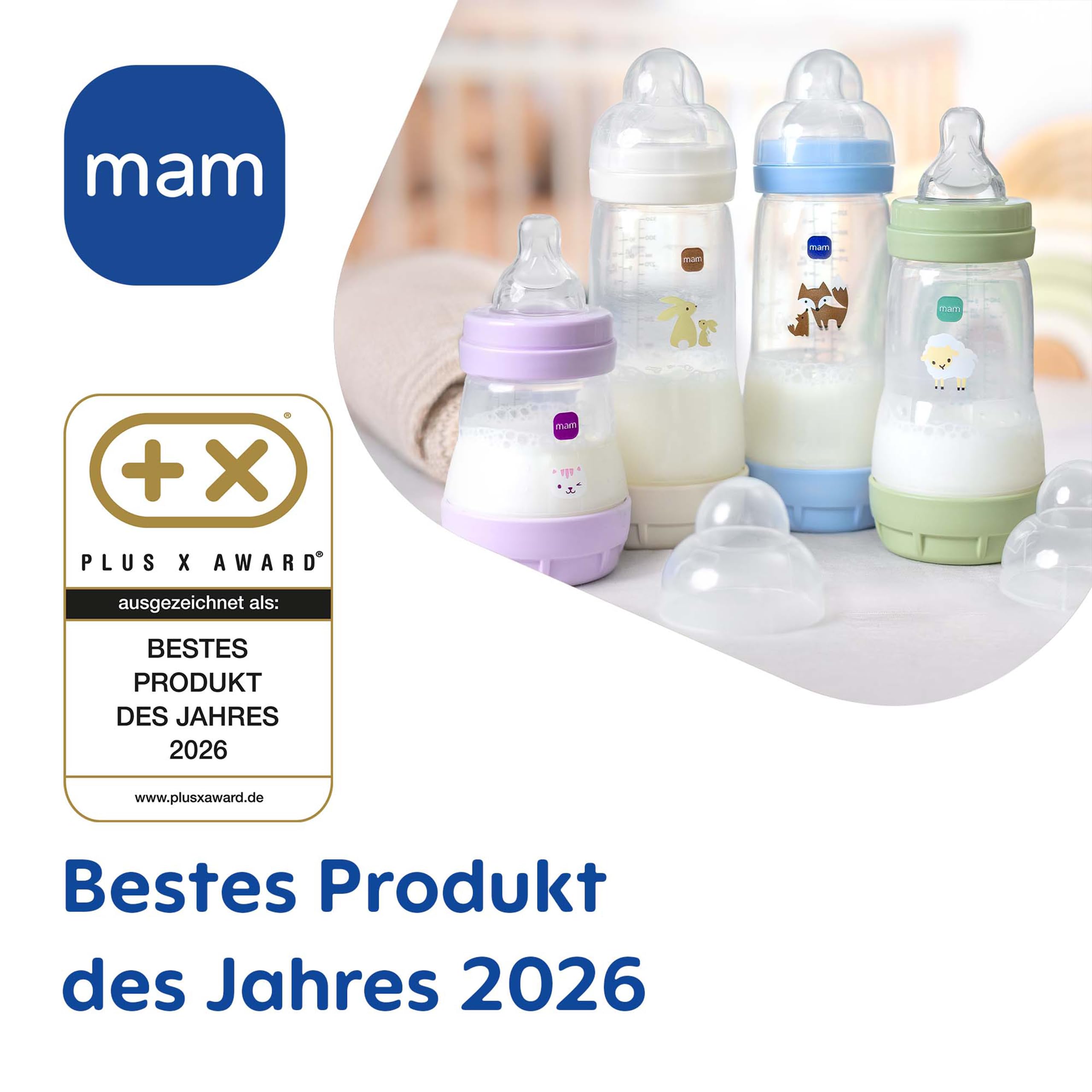MAM Easy Start Anti-Colic Babyflaschen Set XXL | mitwachsende Baby Erstausstattung mit Schnuller | Flaschen, Sauger und mehr | Baby Geschenk Set | ab Geburt | beige