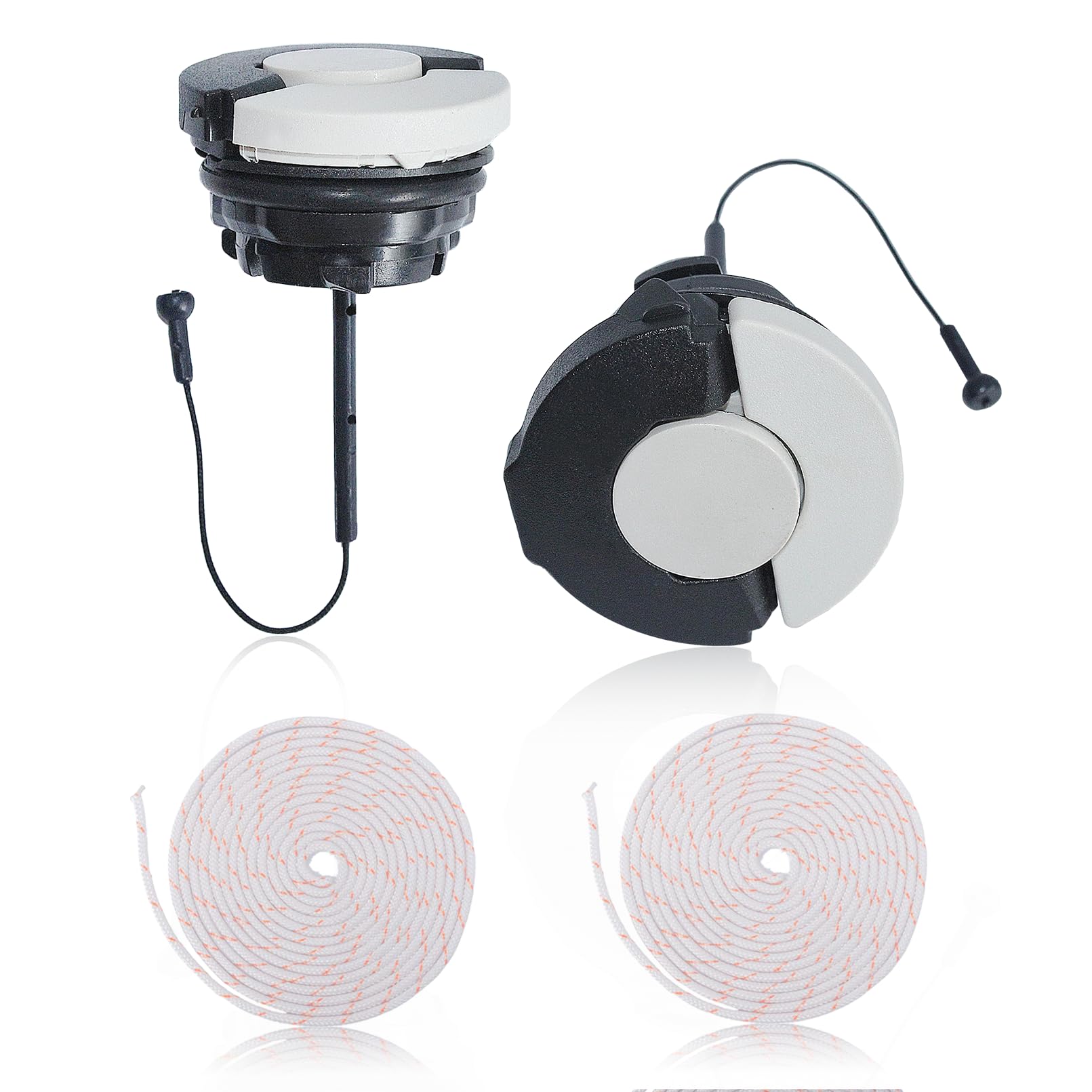 Hyceker Gas Fuel Caps Kit for Stihl FS90 FS90R FS100 FS100RX FS110 FS110R FS130R KM90R KM110R HL90 HT101 4-Mix Weed Trimmer Weedwacker, Fits Stihl