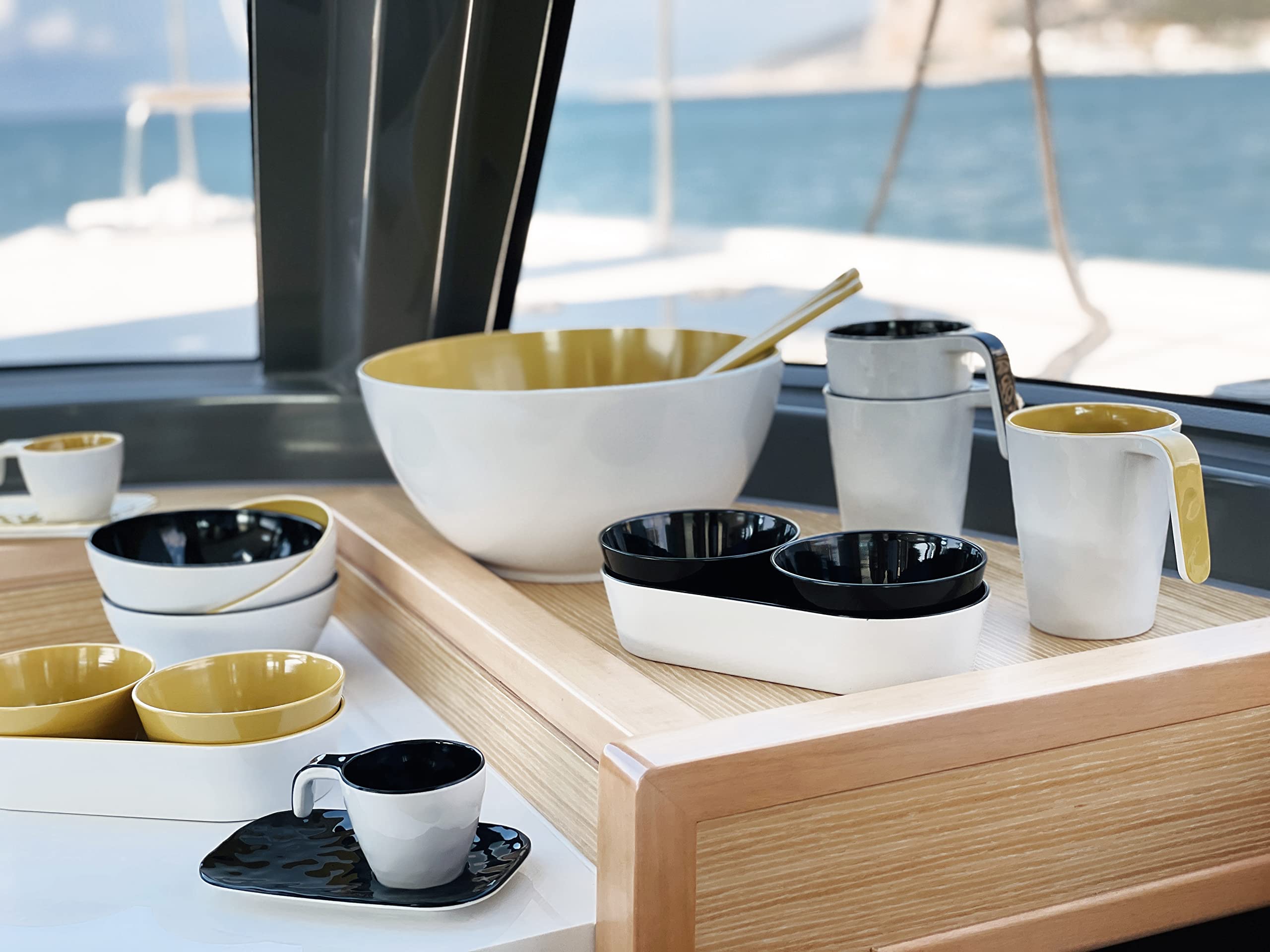 MARINE BUSINESS SUMMER TAZA ESPRESSO CON PLATO BEIGE