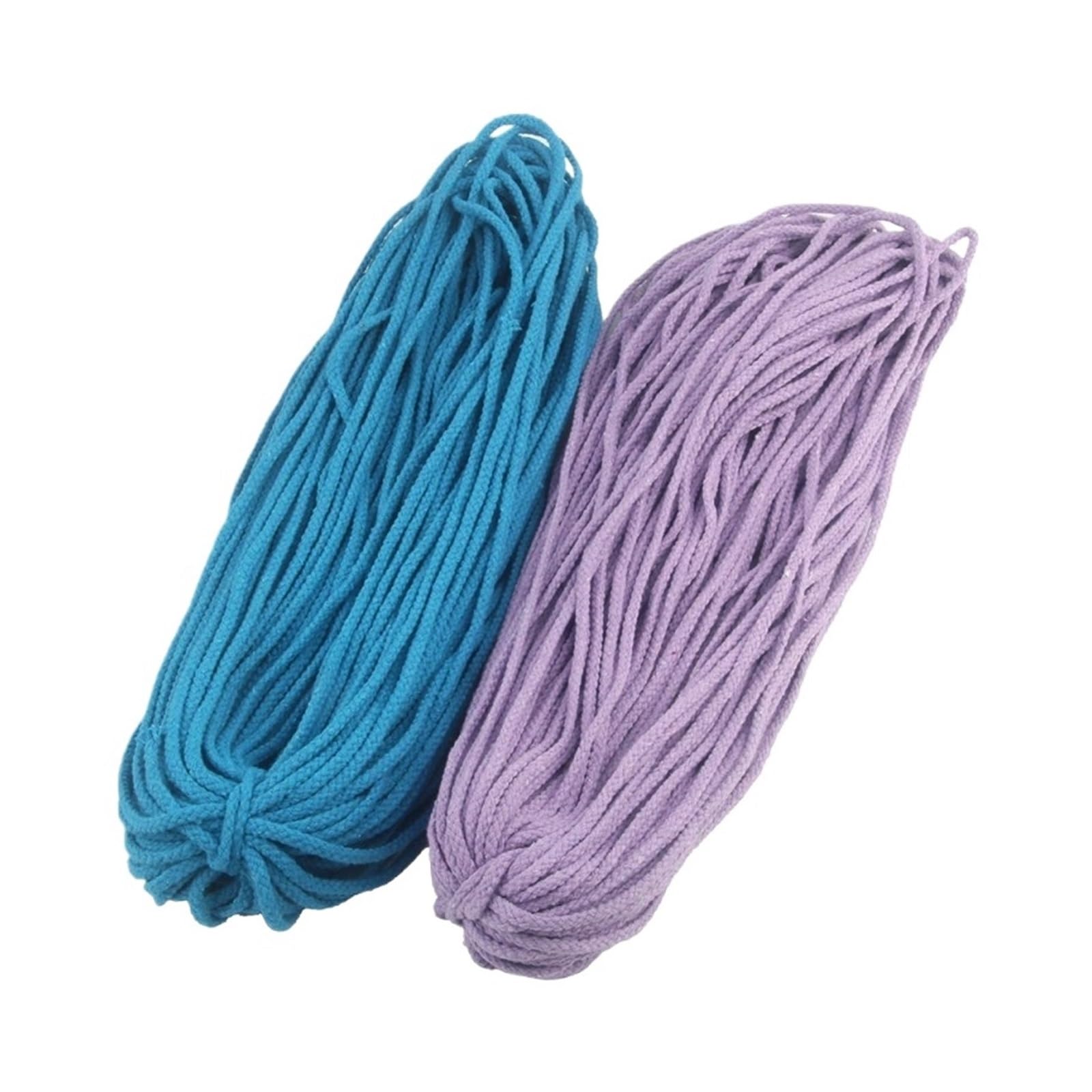 Cuerda de hilo de algodón de 5 mm, 99% cordón de algodón, 25 yardas