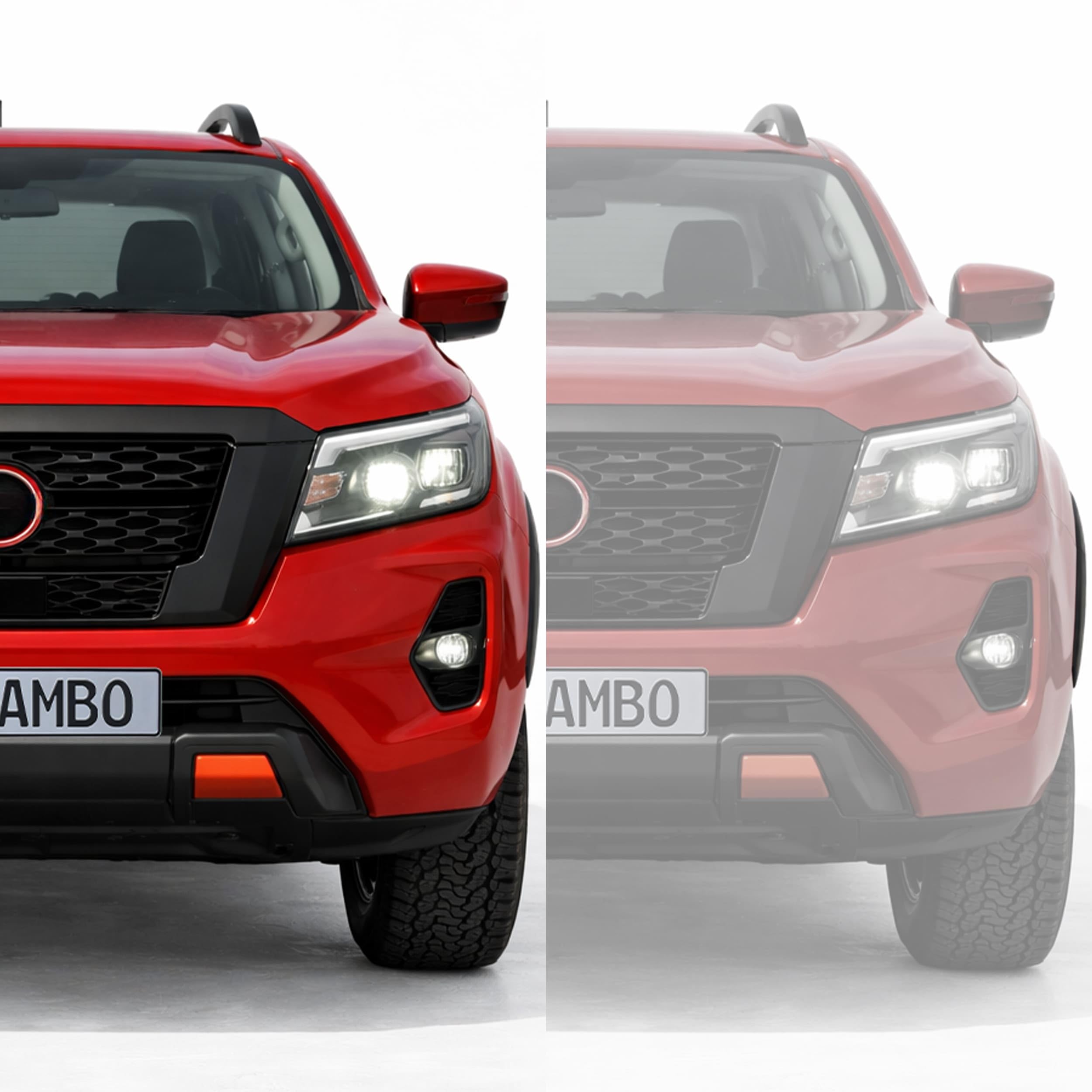 RECAMBO Poszerzenie nadkola poszerzenie błotnika pasuje do Nissan Navara NP300 | D23 | rok produkcji od 2021 > 4-częściowy zestaw ABS - listwy nadkolowe przód tył czarny matowy karoseria część