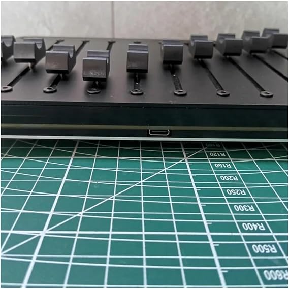 MIDI Controller Fader USB/type-C Interface DAW Software, 10 Channels Customizable CC Messages Improve Efficiency
