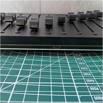MIDI Controller Fader USB/type-C Interface DAW Software, 10 Channels Customizable CC Messages Improve Efficiency