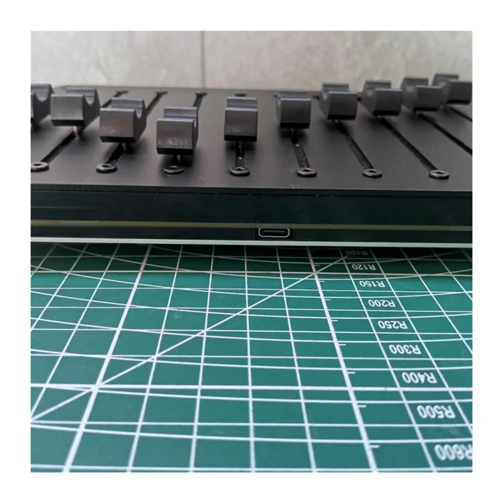 Faders de controlador MIDI Interfaz USB/tipo C Software DAW, 10 canales - Mensajes CC personalizables