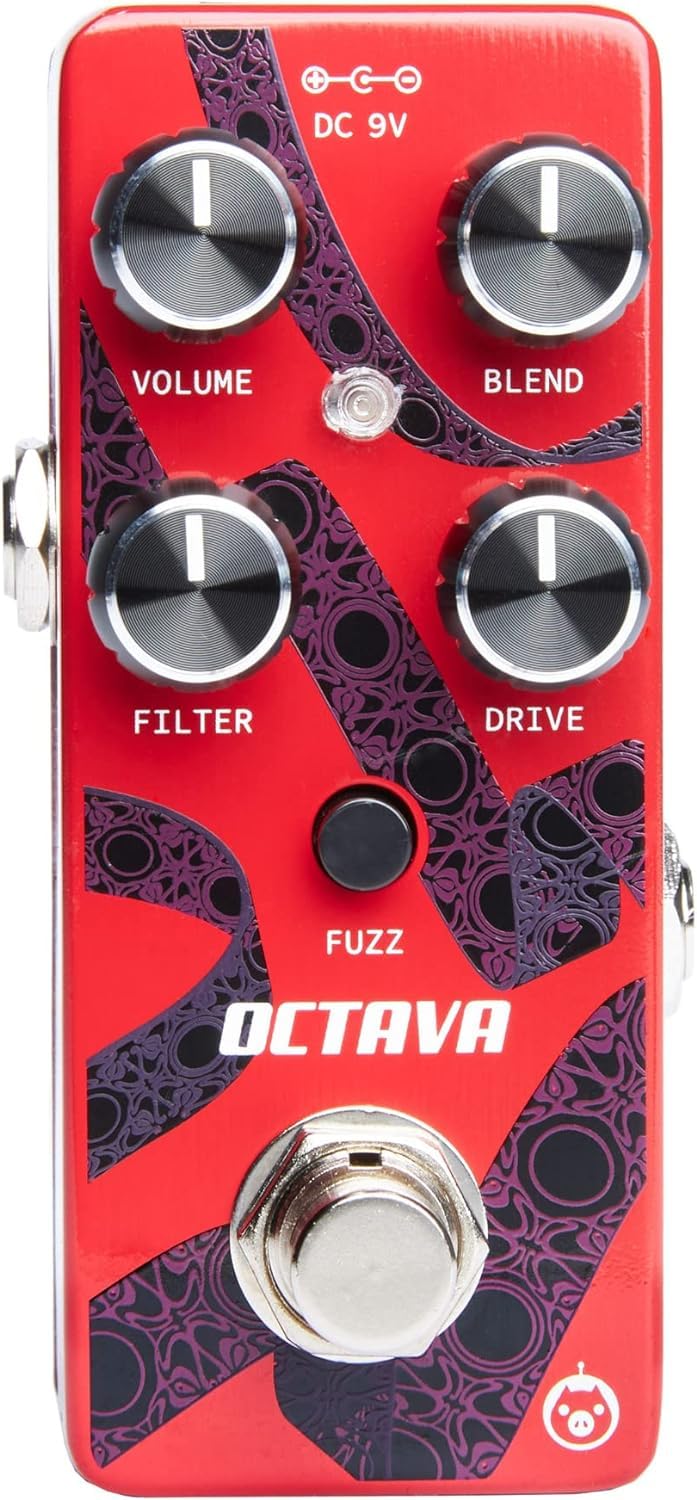 Amazon | Pigtronix Octava マイクロオクターブ ファズレッド