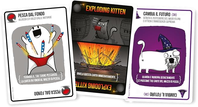 Merchandising Asmodee: Exploding Kittens Party Pack