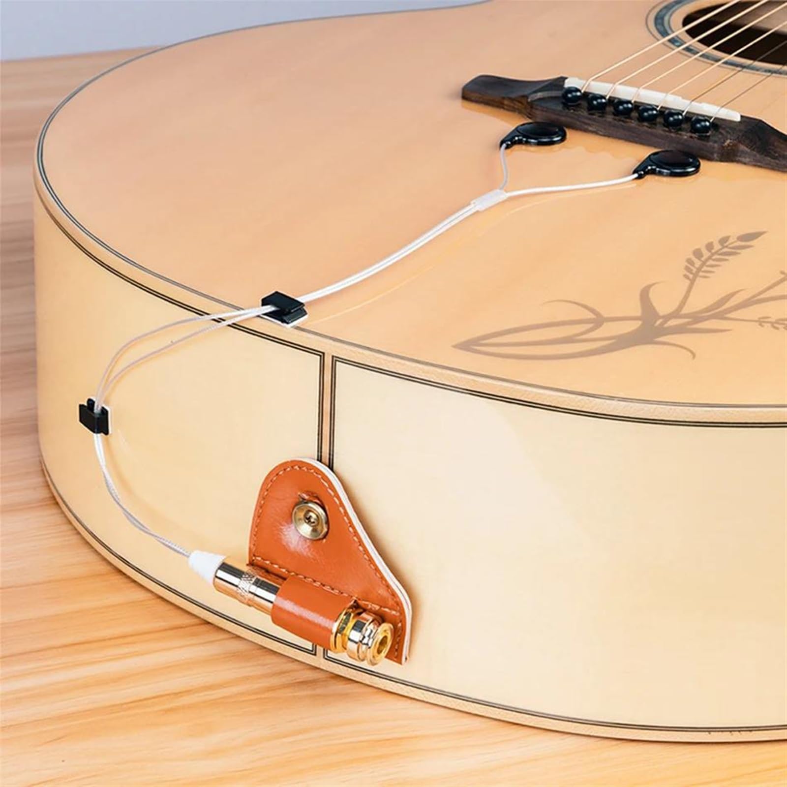 Pickup Per Chitarra Acustica Piezo Contact Microfono Adesivo Pickup Per Strumento Per Chitarra Acustica Ukulele Violino Violoncello Pickup professionale per chitarra acustica