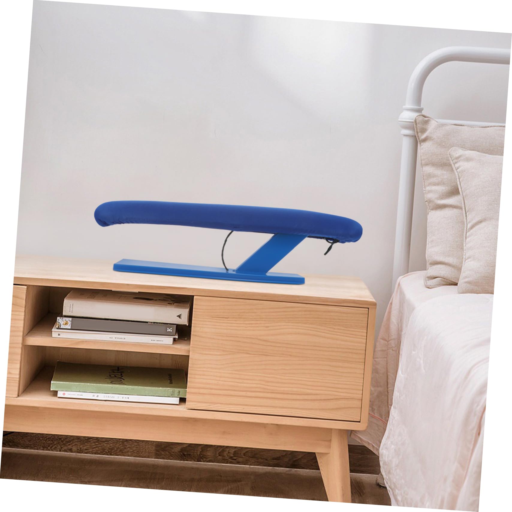 Asse da Stiro Lunga da Tavolo in Ferro e Tessuto Blu | Uso Domestico Portatile, Design Multifunzione, Piano Compatto per Stirare
