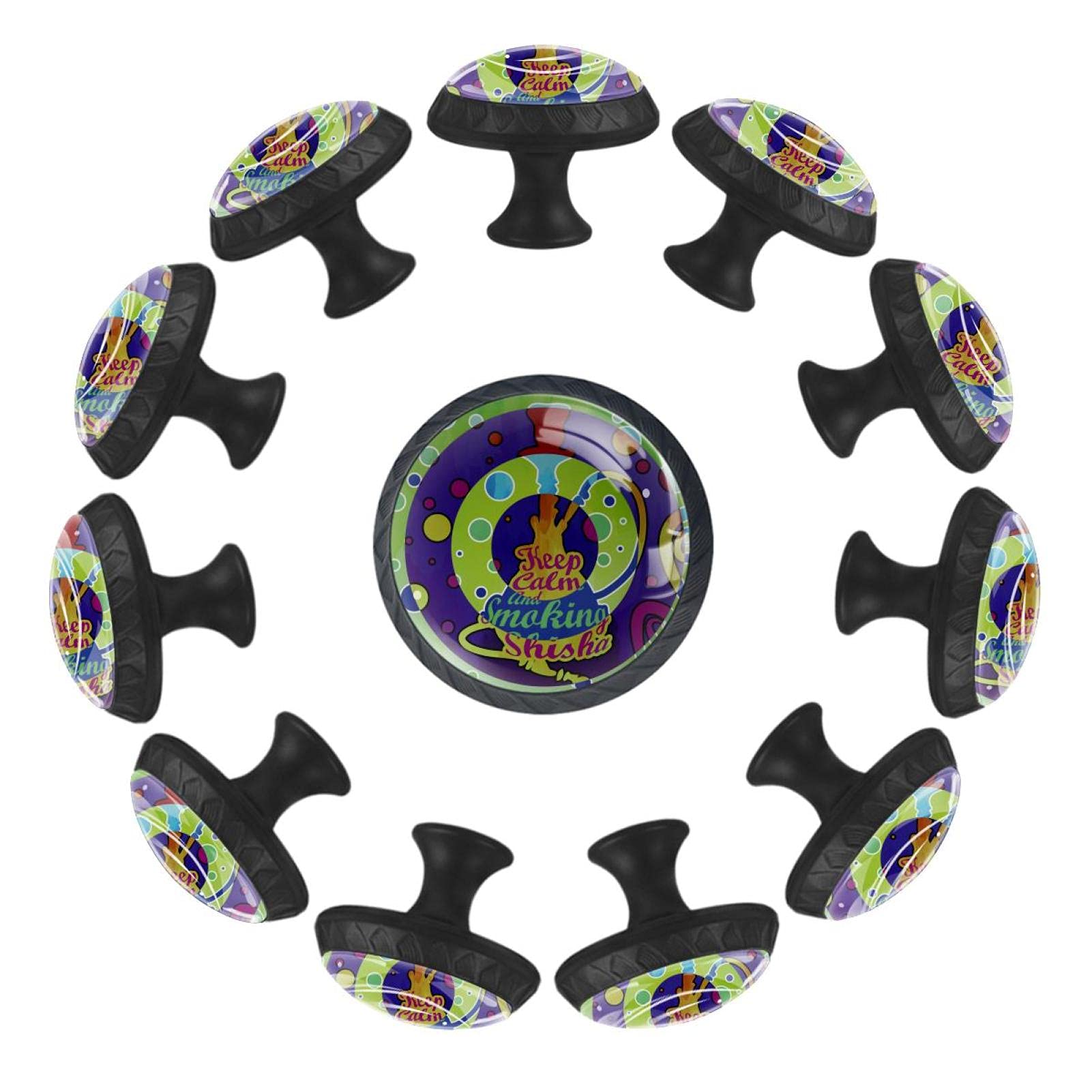 Boutons de tiroir ronds Nargile Shisa 35mm poignées de meuble pour chambre de bébé