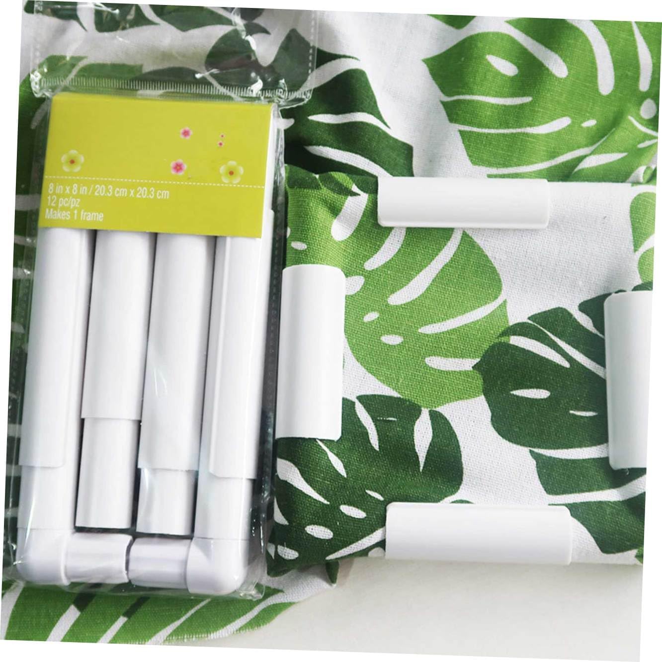 Tofficu Square Cross Kit Embroidery Frame Tool for Hand Sewing Material for Beginners and Craft