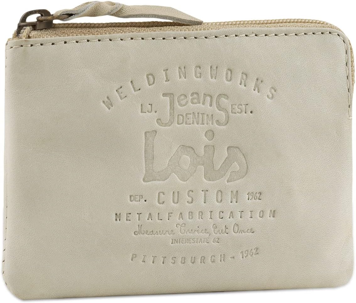 Lois - Genuine Leather Keyring Coins Keys Billets ID Cards Original Gift Box Wallet Card Holder Men 11002