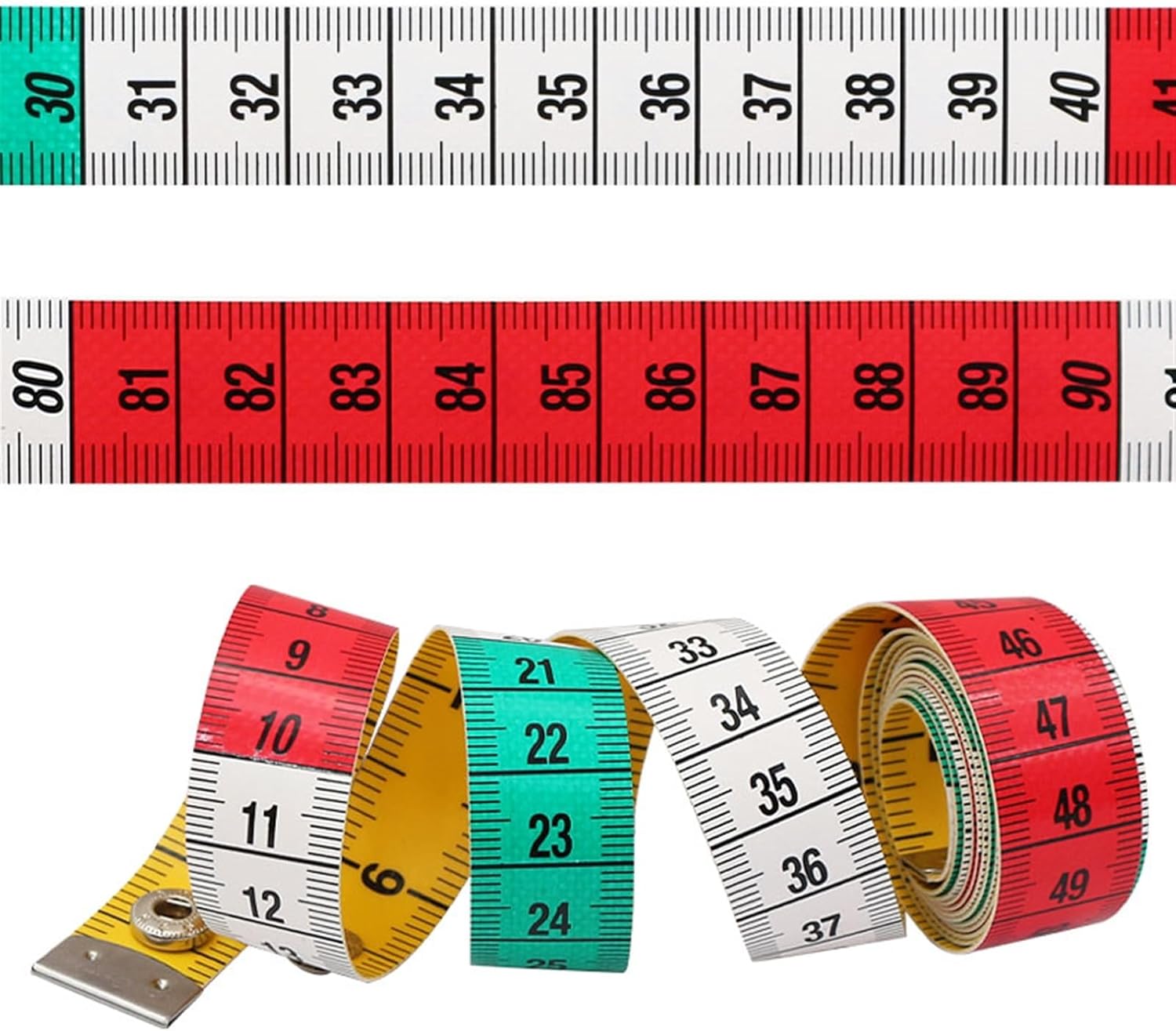 Tape Measures Tape Measure Double-Sided Sewing Ruler with a Snap Button Tailor Measuring Tools