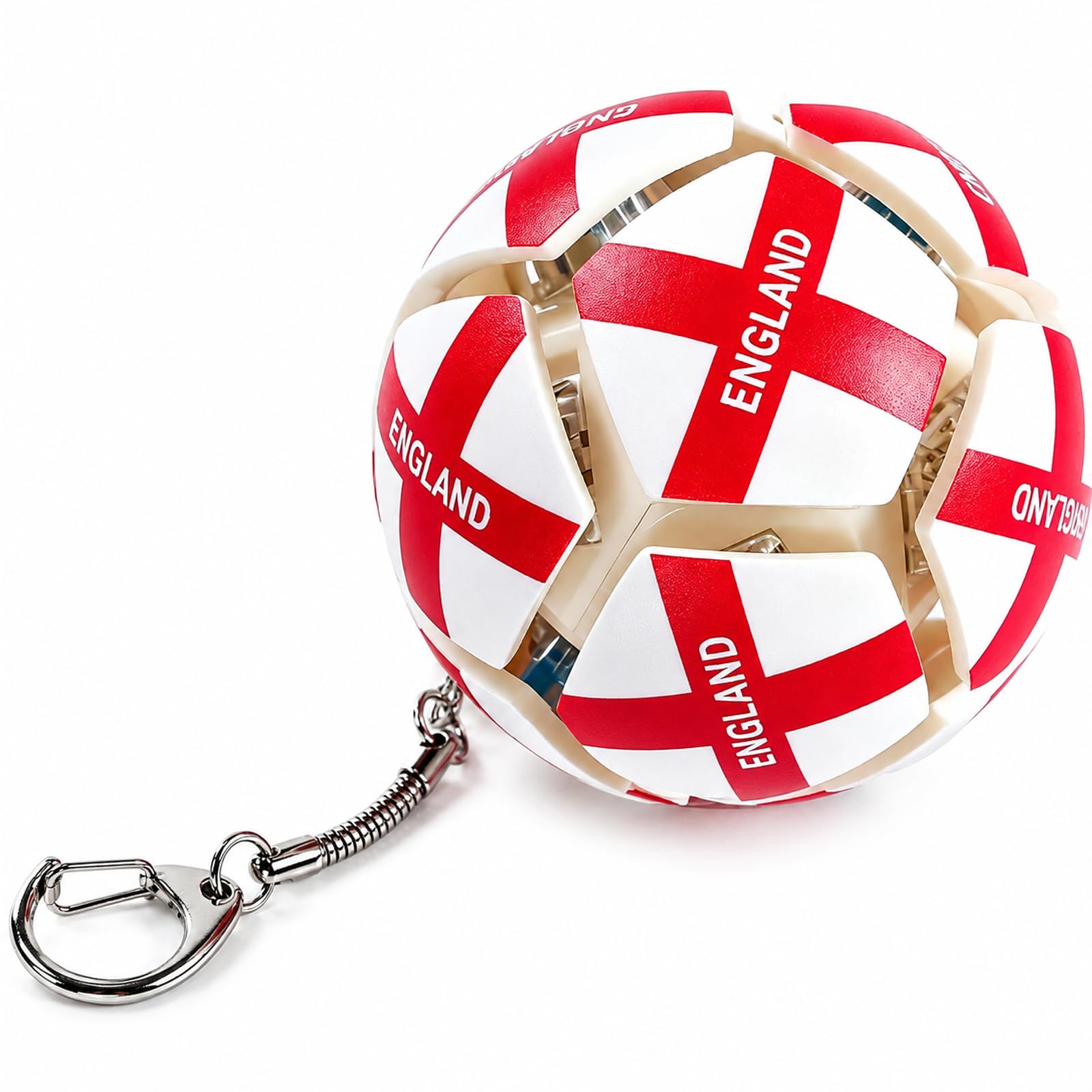 ERQUET 2026 World Cup England Football Fidget Toys,Soccer Ball Keychain