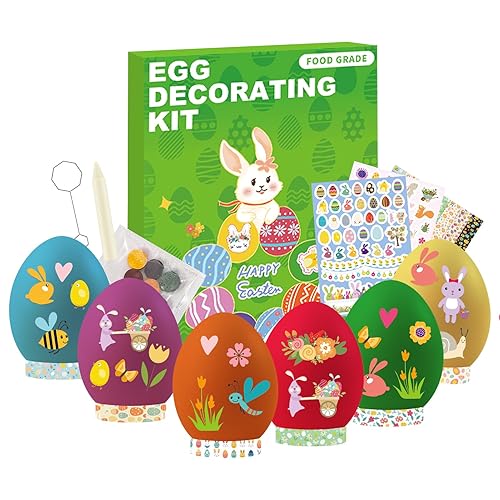 Ovenli Easter Egg Decorating Kit Variety Pack, 6 Colors Food