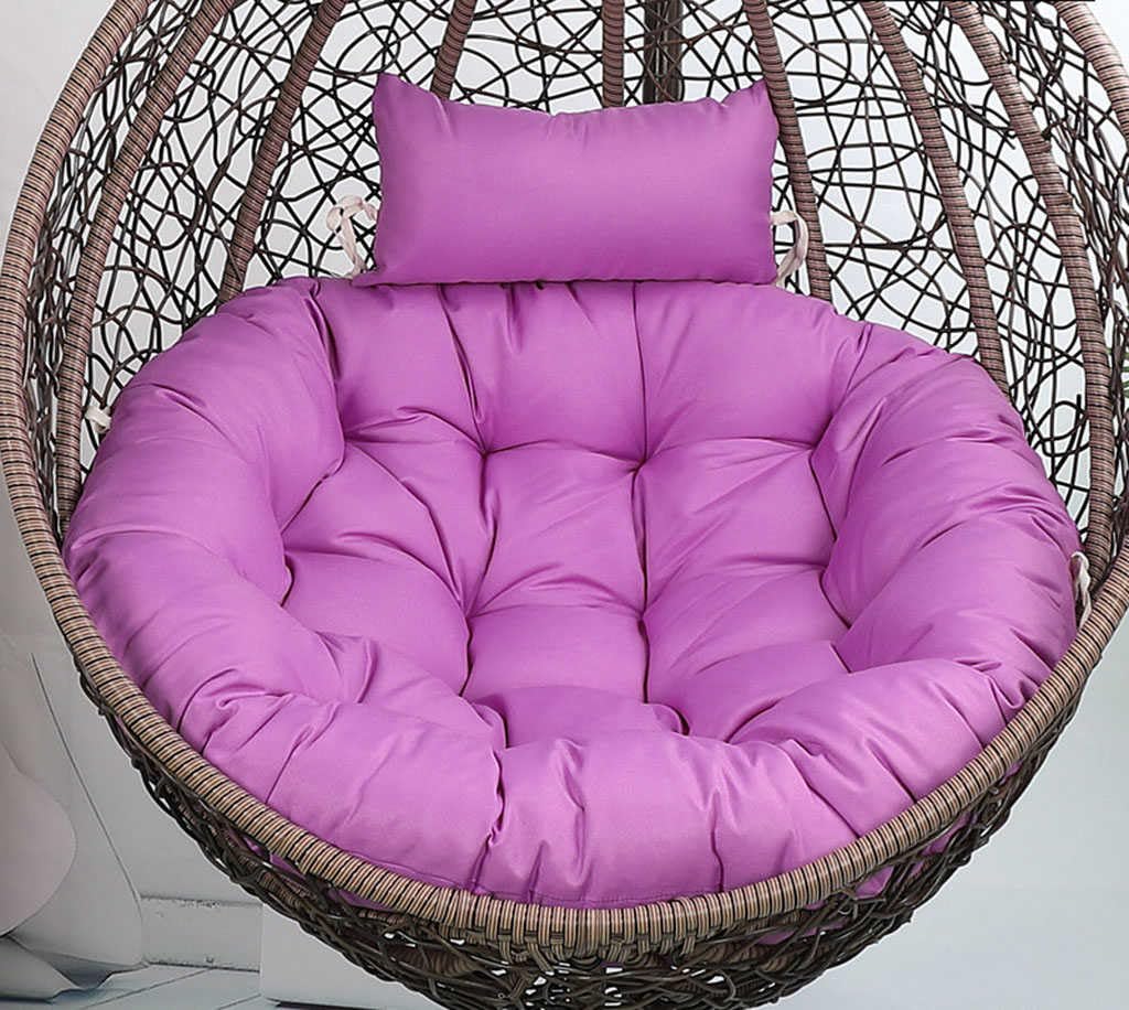 LXJBBD egg Garden Chair Cushion - Washable Hanging Mat Pads Replacement, Indoor Outdoor Swing Chair Cushion