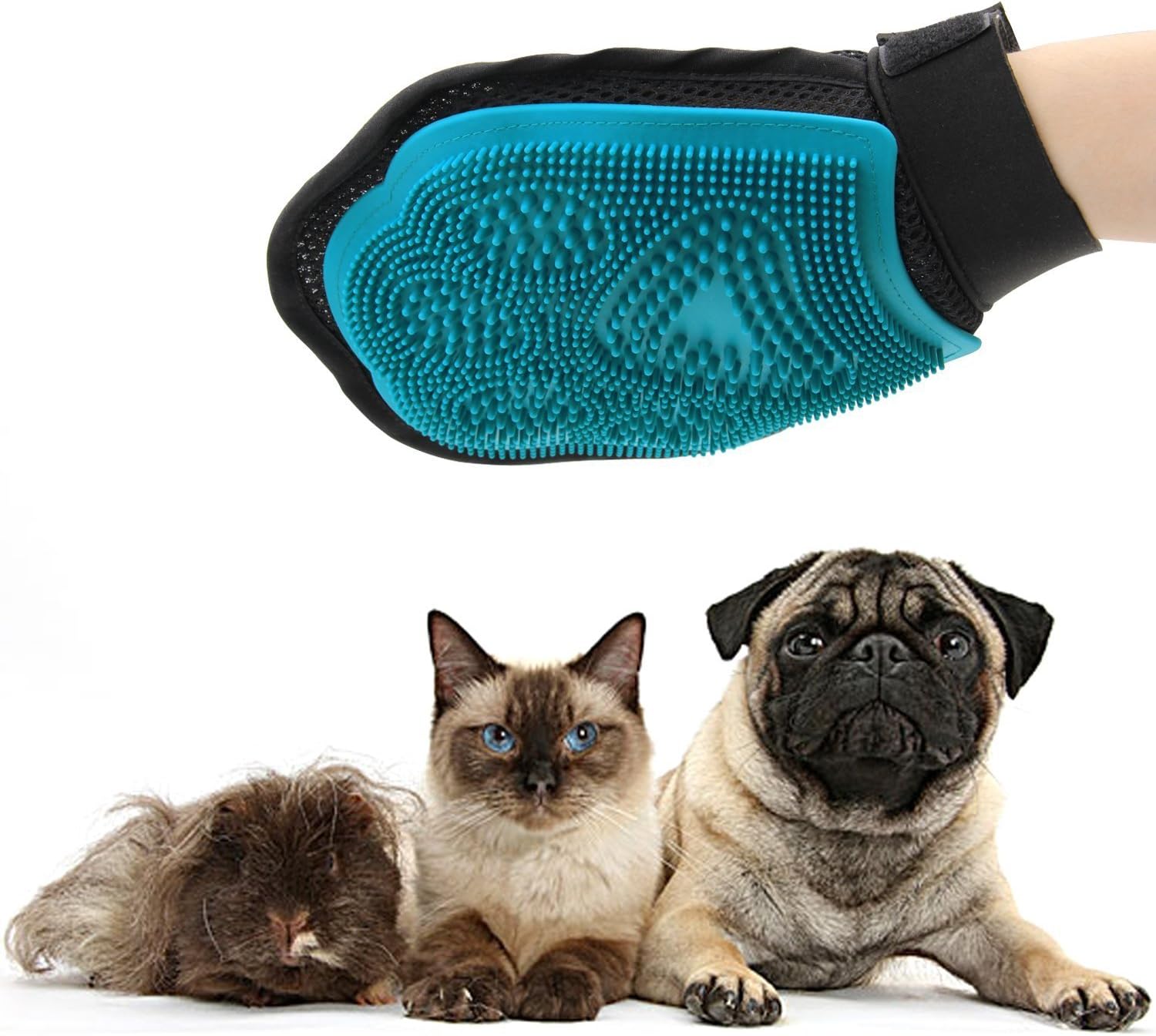 Ploopy Pets Grooming Mitt, Pet Brush, Dog Grooming & Cat Grooming Glove