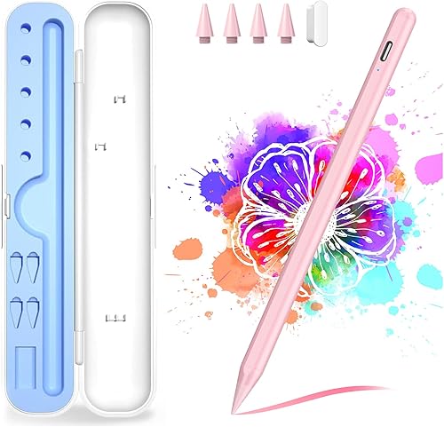 Lápiz capacitivo para iPad A16/10ª/9ª Generación, Carga Rápida de 10 Minutos para Apple Pencil y Lápiz iPad, Compatible con iPad