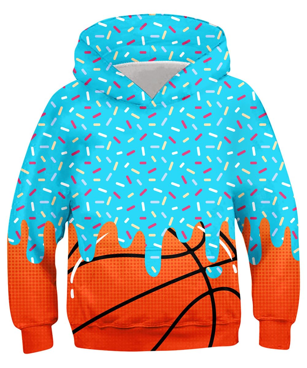 Lovekider Boys Hoodie Kids 3D Print Graphic Pullover Sweatshirt 6-16 Years