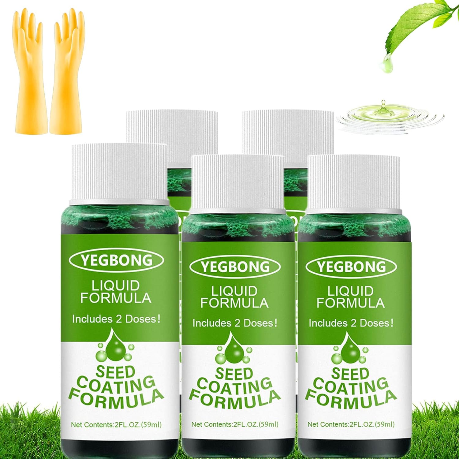 Liquid Grass Seed Spray for Lawn,Green Grass Lawn Spray