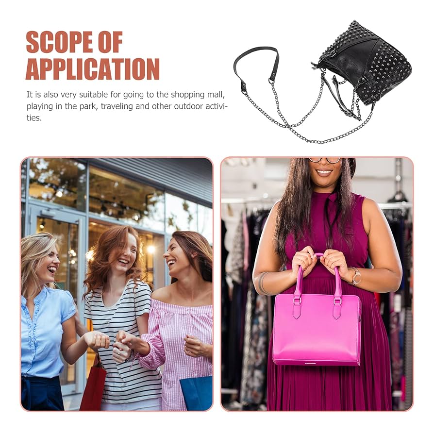 Amazon.co.jp: 女性のためのスタッズ付きショルダーバッグレザー