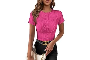 Work-Chic Textured Blouse: Elevate Your Office Style