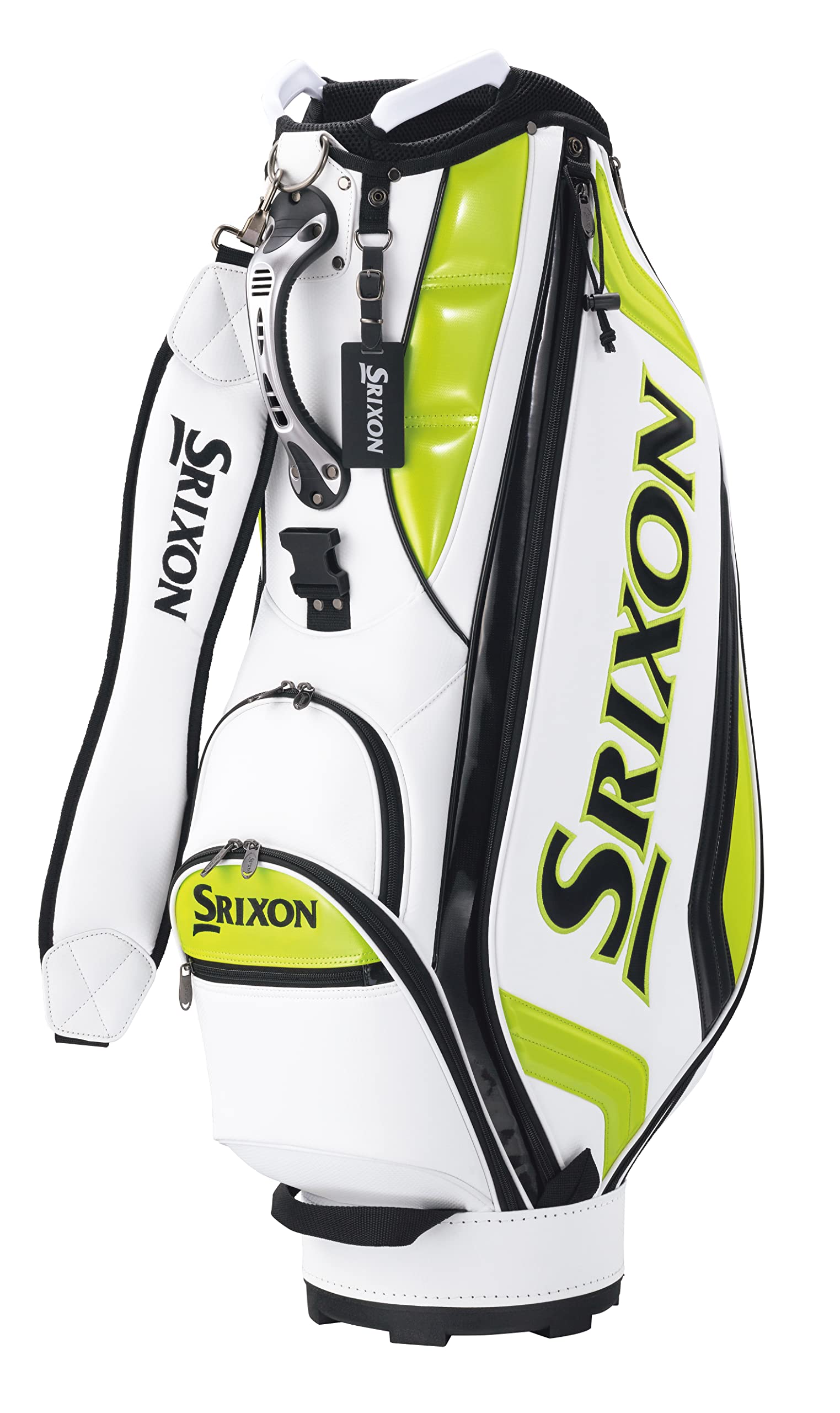 Dunlop GGC-S166 Srixon Caddy Bag, White Yellow, 2022 Model