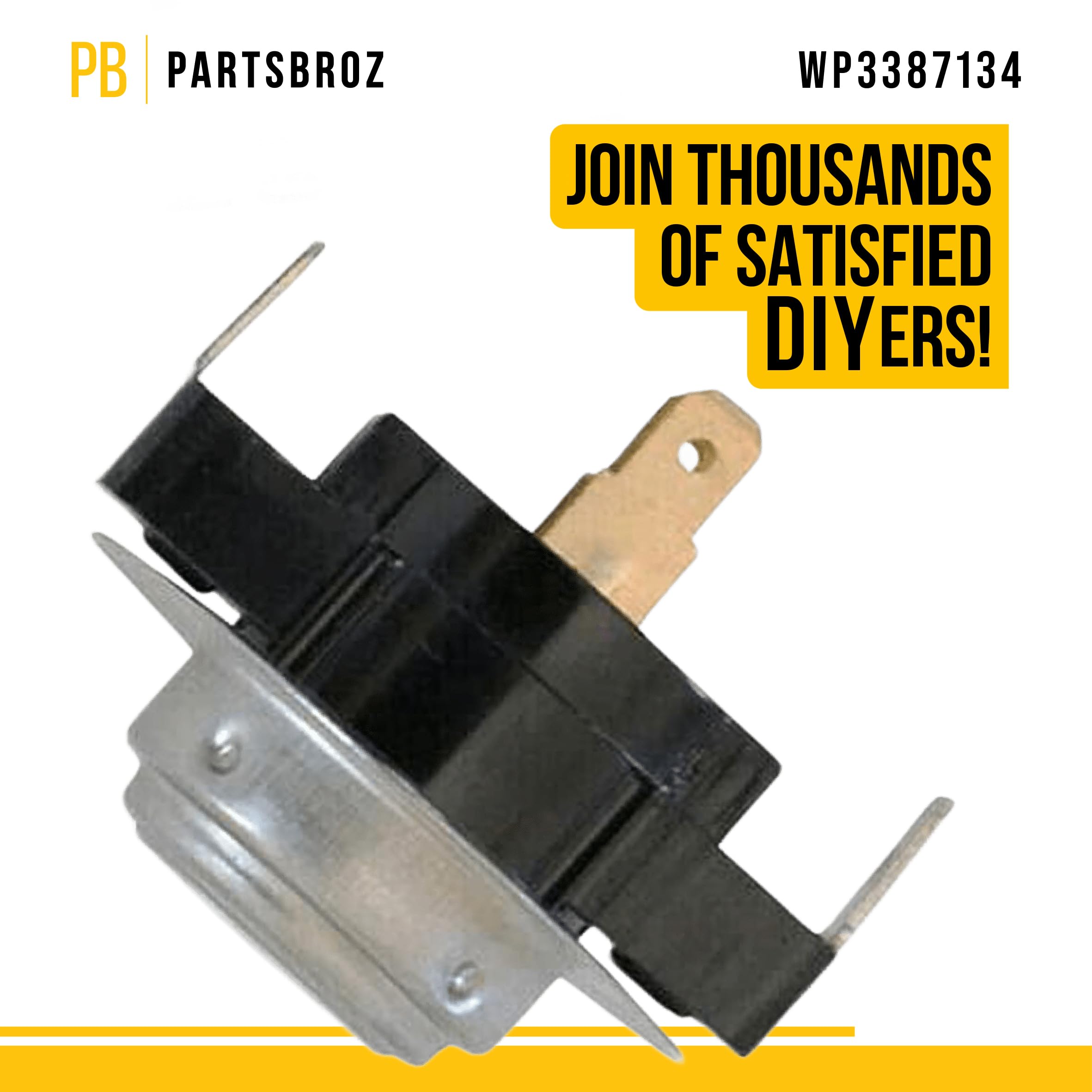 Amazon.com: PartsBroz WP3387134 3387134 Dryer Thermostat  