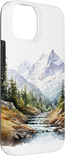 Miniatura 6 de Funda para iPhone 11 Pro acuarela montañas paisaje