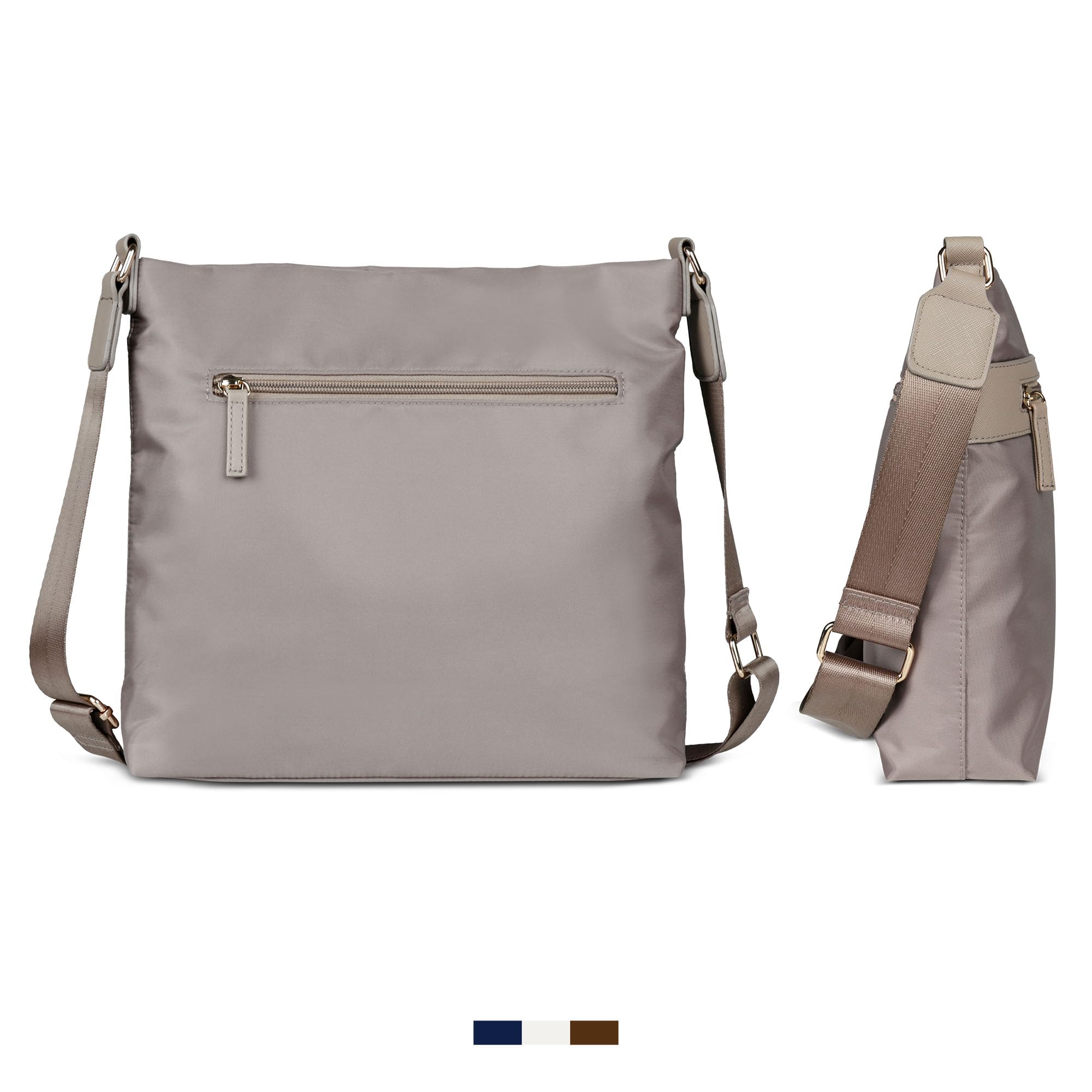 bugatti Mare 2.0 Schultertasche für Frauen, leichte Damen-Umhängetasche mittelgroß