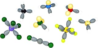 Molecular Model Kit (74 Pieces) - Demonstration of Bond Orientation, VSEPR Theory - Case Included - Eisco Labs