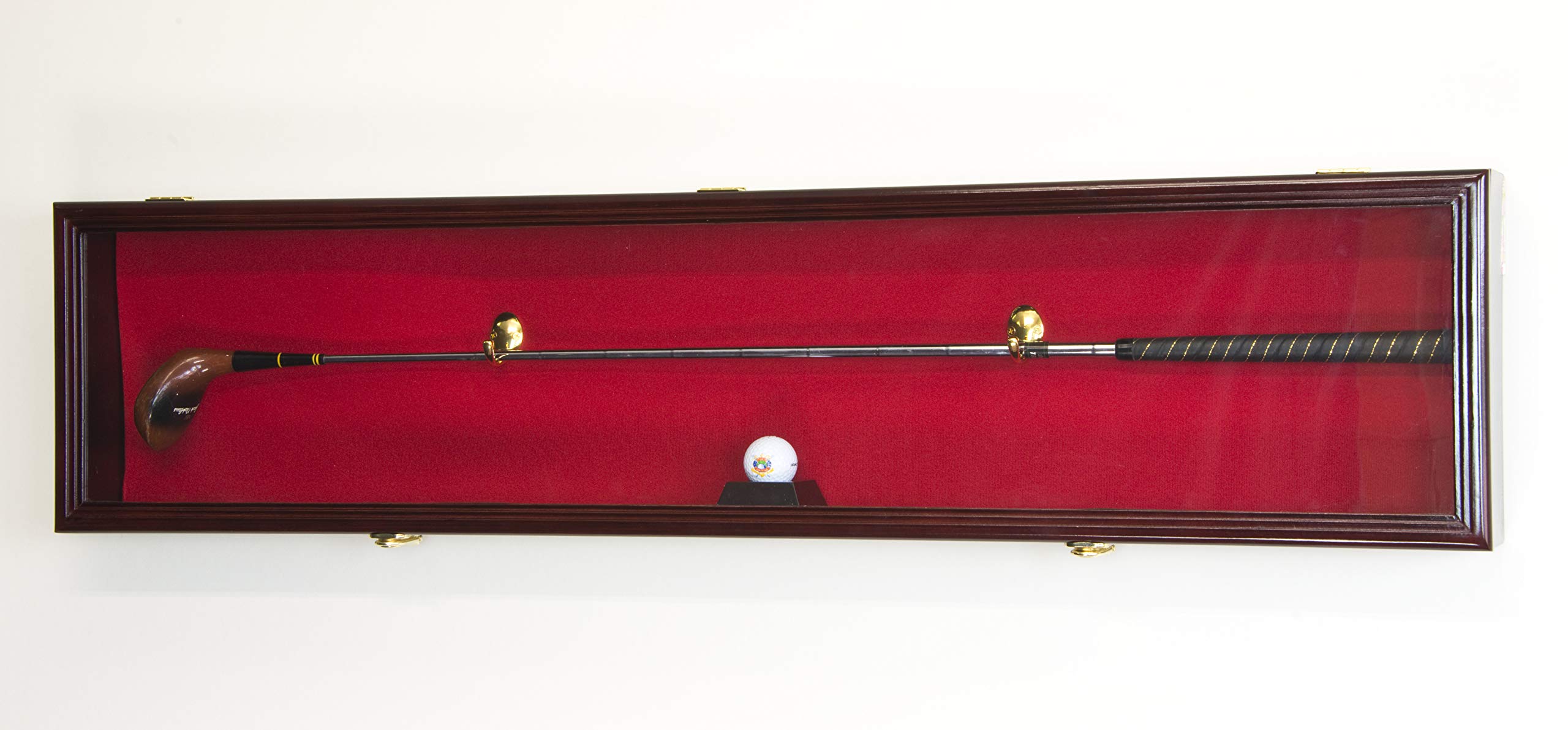 1 Golf Club Ball Putter Driver Iron Display Case Cabinet Rack w/98% UV - Lockable