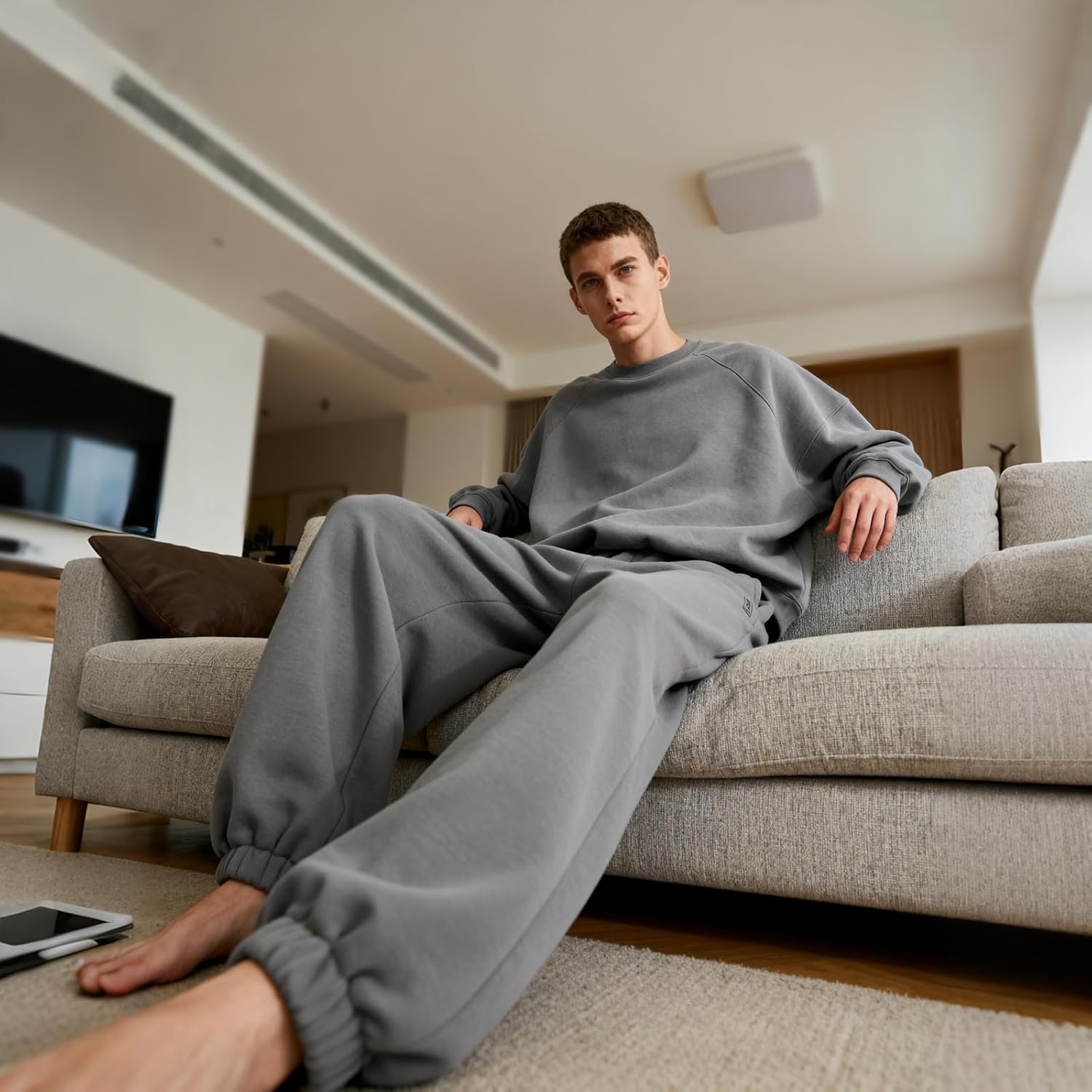 Women's Sweatpants Athletic Joggers Baggy Pants Lounge Bottom Men's Fleece Pants 2025 Fall Fashion with Pockets