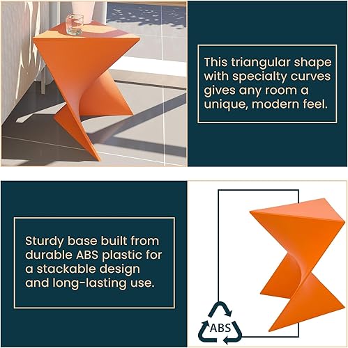 Miniatura 98 de LeisureMod Mesa auxiliar moderna color gris, elegante mesa auxiliar para dormitorio y sala de estar