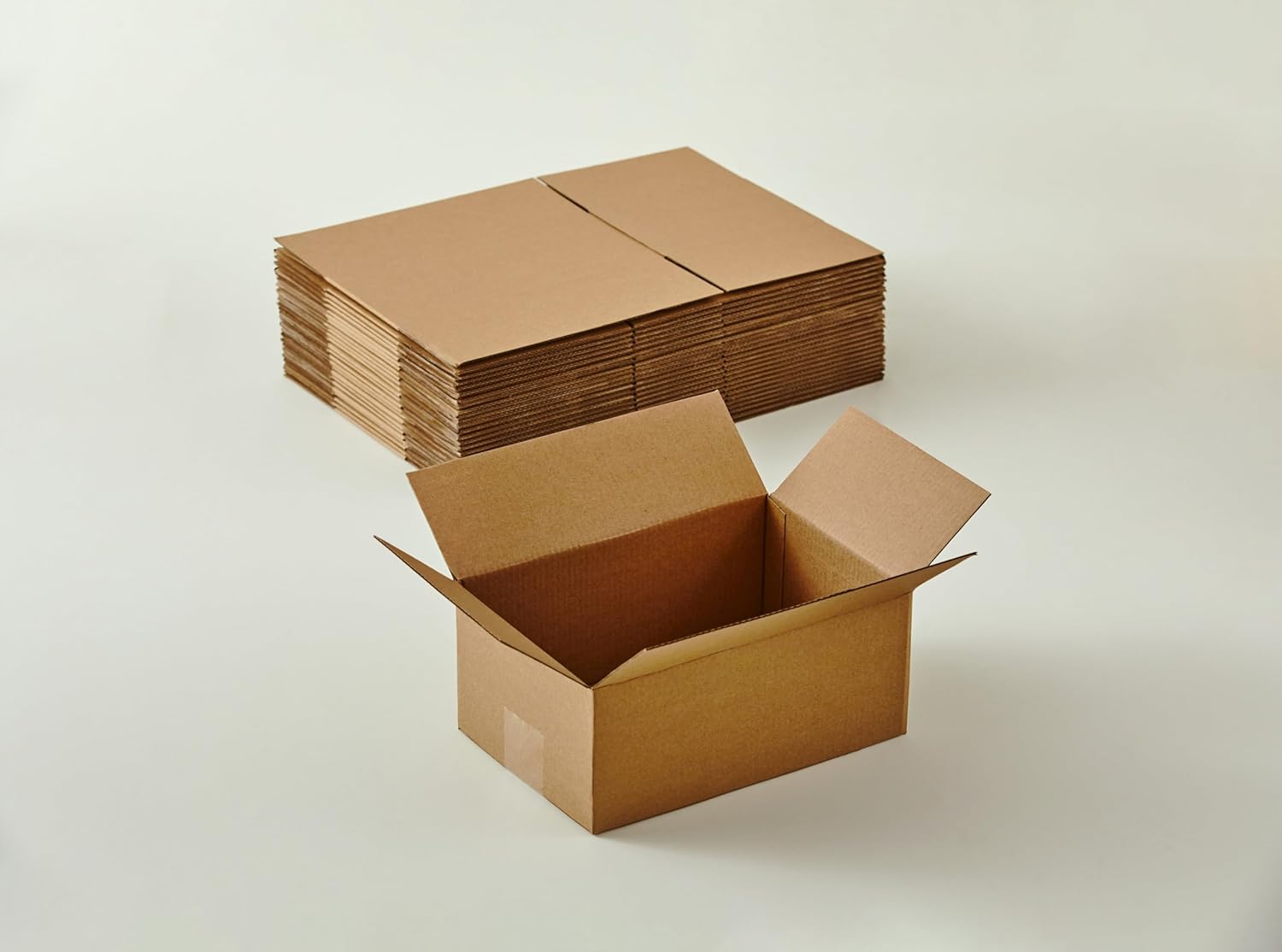25 Packs Small Shipping Boxes 9X6X4 Inches, Kraft Corrugated Cardboard Boxes, For Small Business, Easy Assemble For Mailing, Moving, Packing And Storing