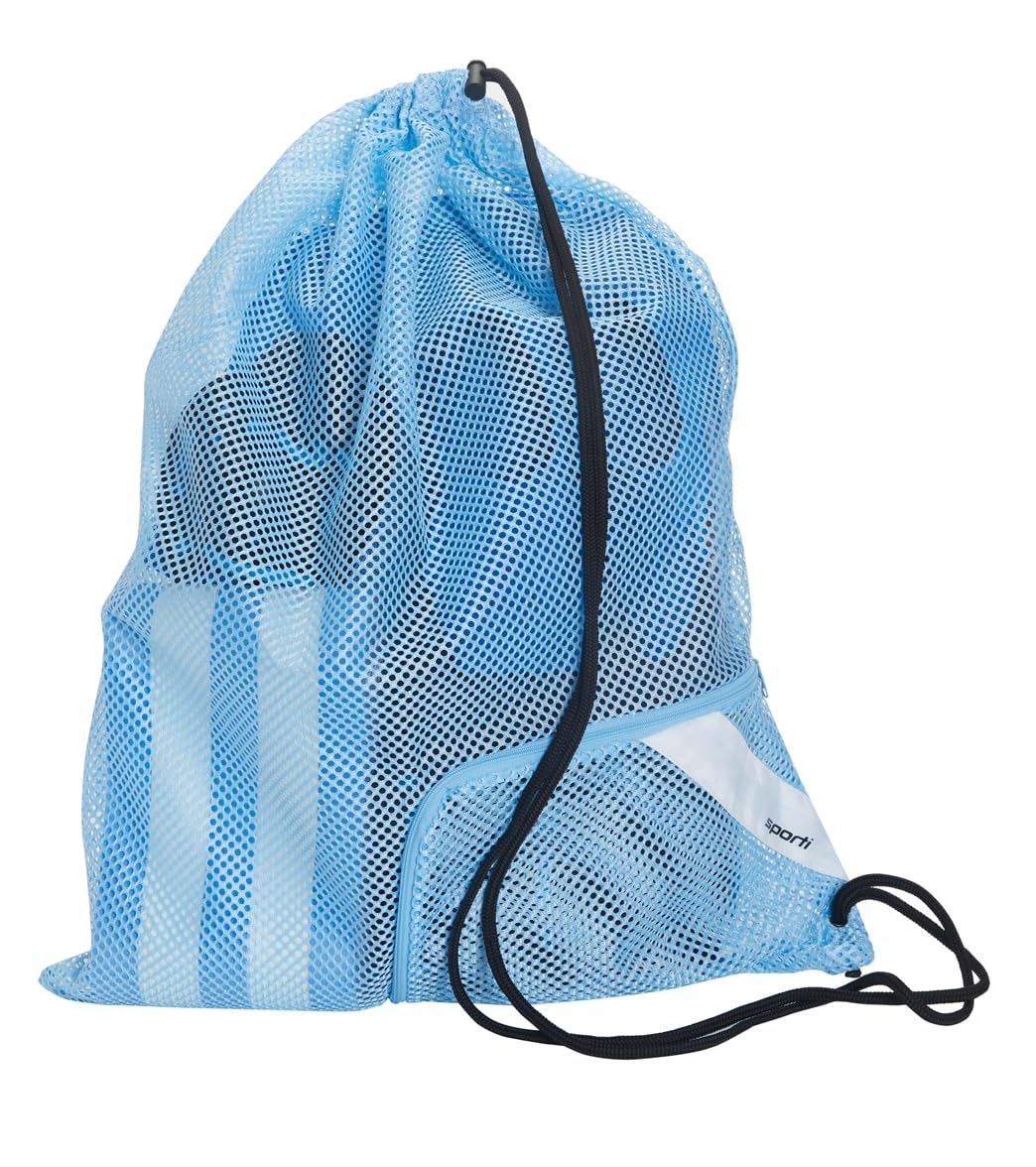 Sporti Swimming Equipment Bags, Mesh Drawstring Backpack,Swim Bag for Swimmers,Mesh Backpack for Beach