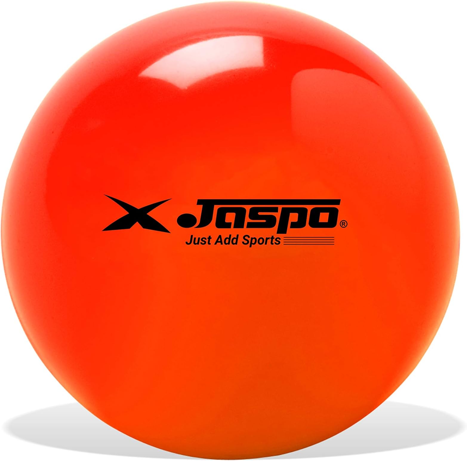 jaspo Dimple Turf Hockey Ball – Training Practice Ball for Field/Outdoor Game (Smooth Orange, Pack of 1)